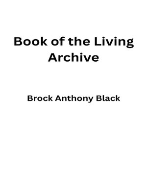 cover image of Book of the Living Archive